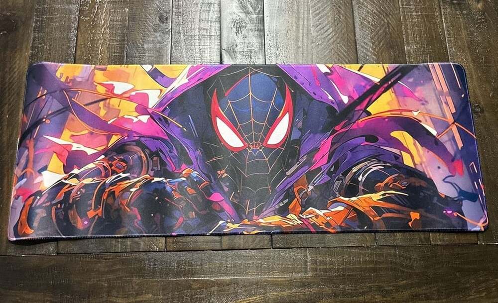 Miles Morales Spider-Man Mouse Pad Large Computer Gaming Desk Mat 31.5 x 11.8 NE